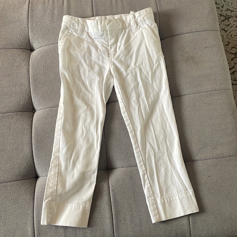 Kids Ralph Lauren white pants size 5 - Picture 3 of 4